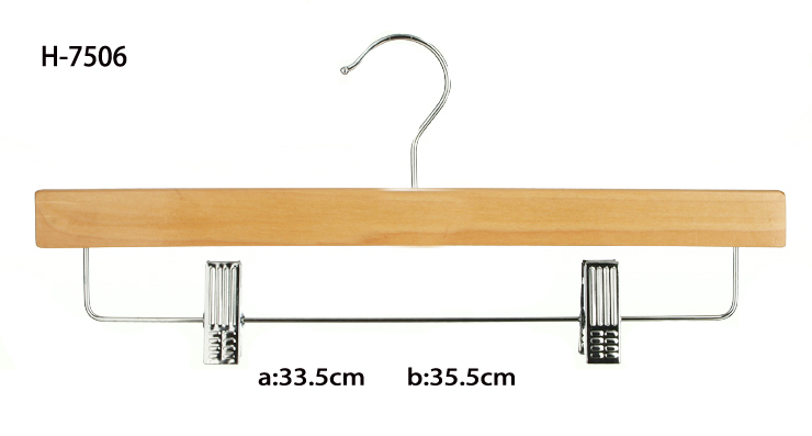 7506 wood pant hanger